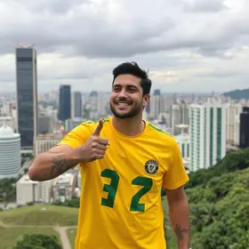 um momento, por favor